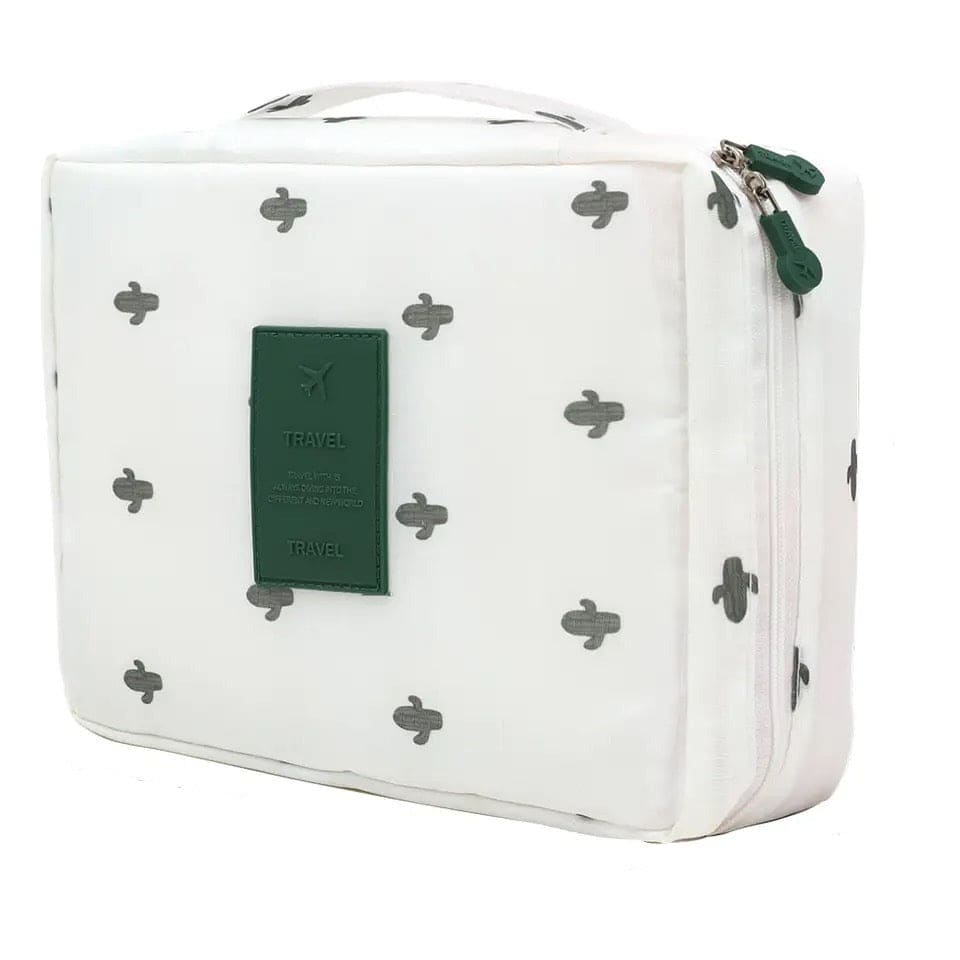 Multifunctional Travel Cosmetic Bag, Double Layer Portable Cosmetic Bag With Adjustable Dividers, Portable Makeup Pouch Brush Organizer, Purse Handbag for Women Multifunctional Travel Cosmetic Bag, Double Layer Portable Cosmetic Bag With Adjustable Dividers, Portable Makeup Pouch Brush Organizer, Purse Handbag for Women